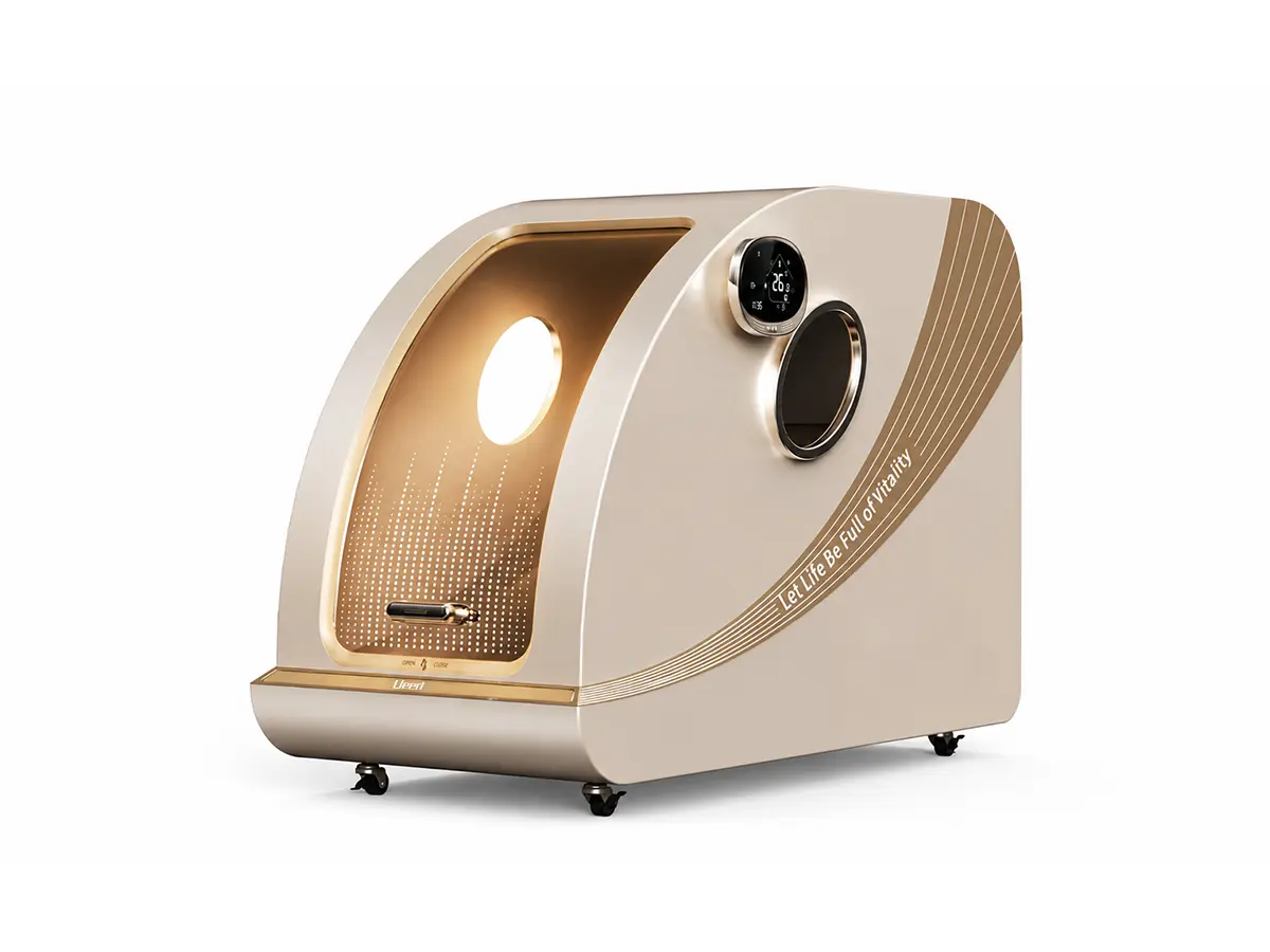 Compact single-user Ueerl hyperbaric oxygen chamber for home use