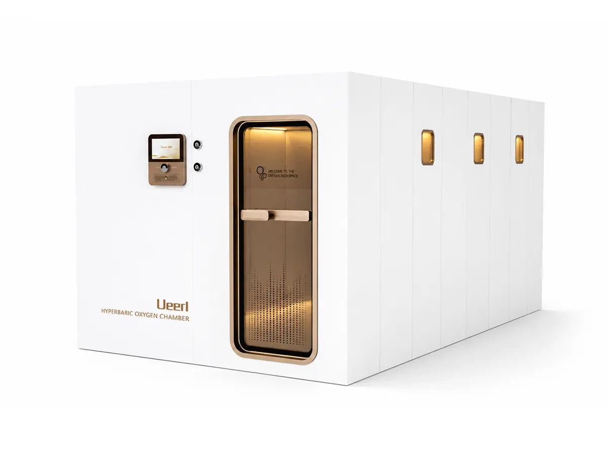 Large custom Ueerl commercial hyperbaric oxygen chamber interior