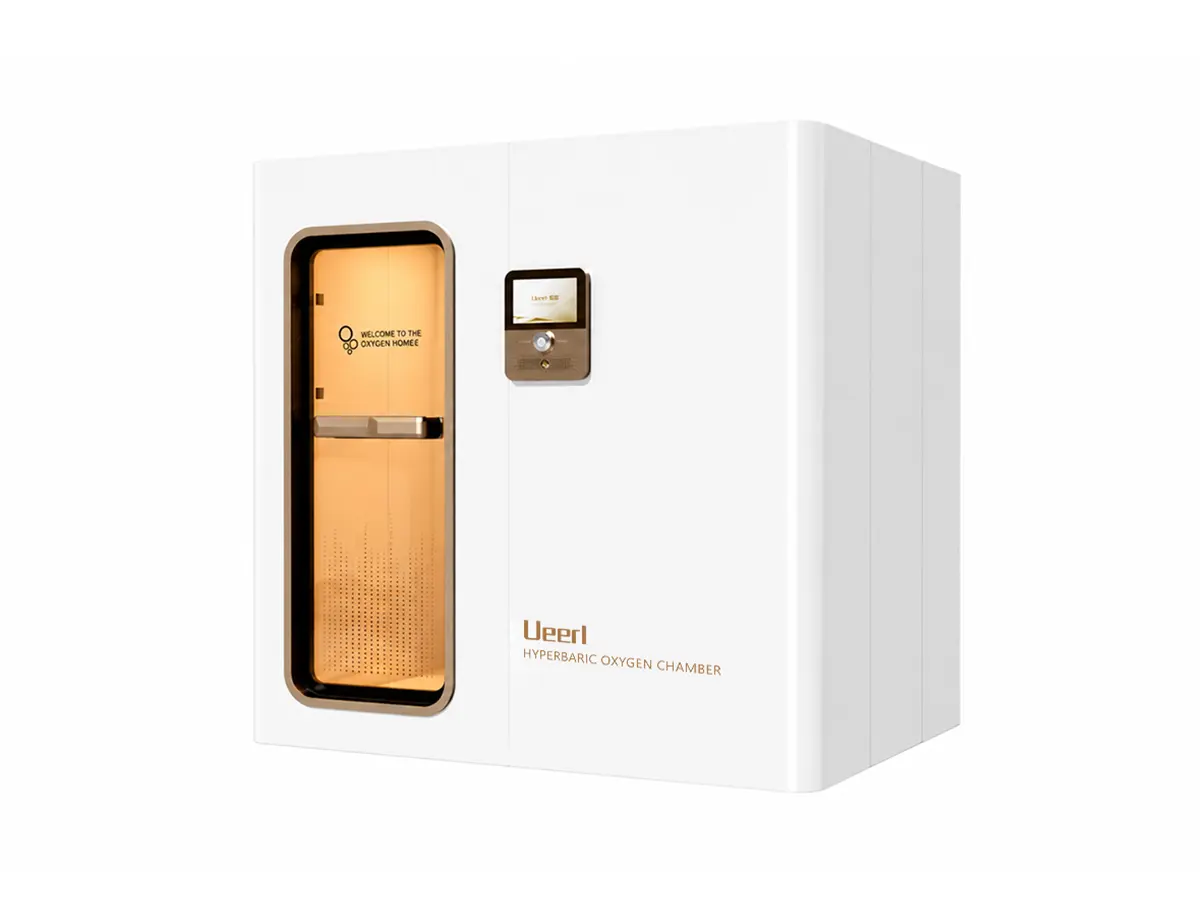Ueerl H6 two-person room-style hyperbaric oxygen chamber for executive workplace wellness