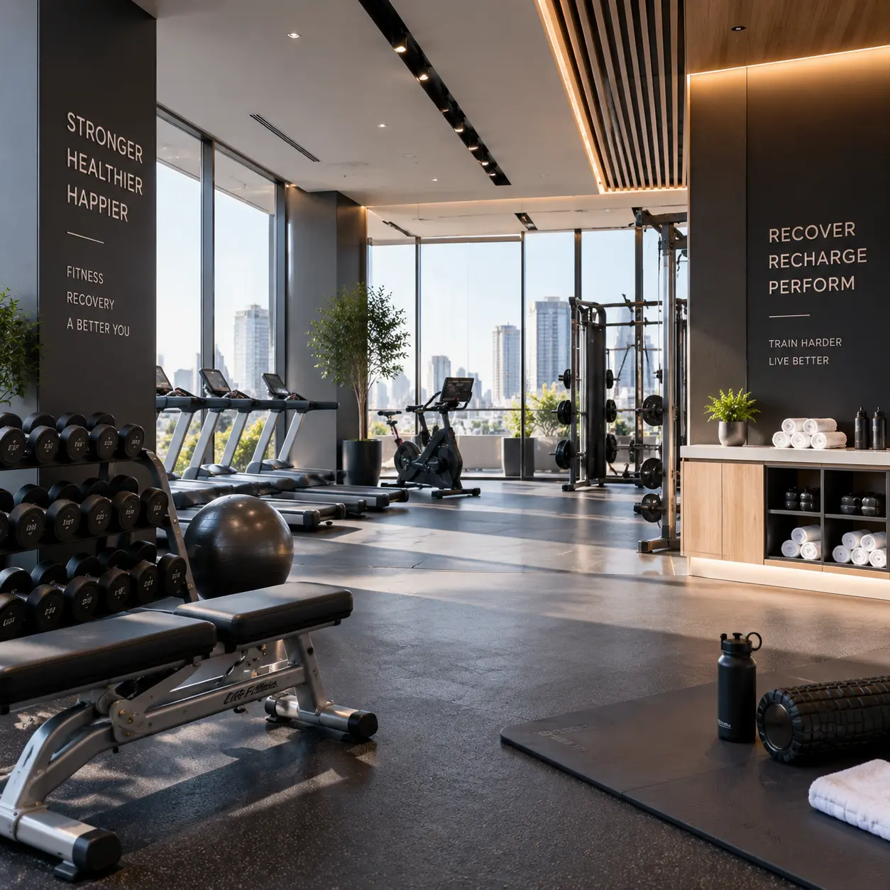 Ueerl chamber in a fitness recovery space
