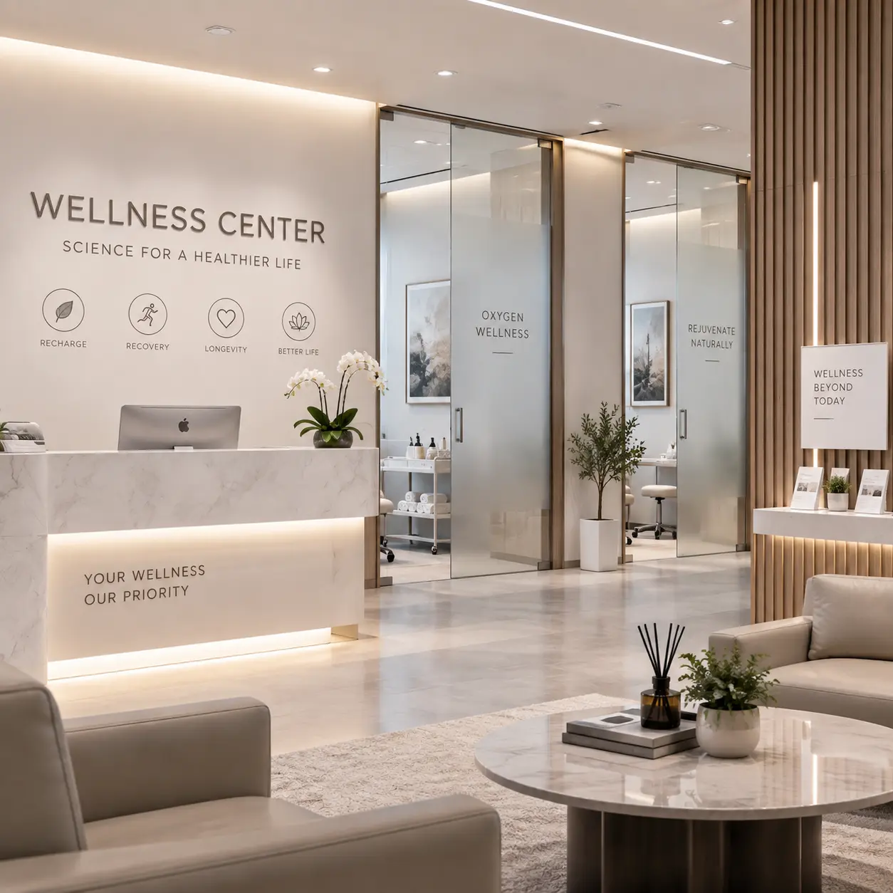 Ueerl chamber in a modern wellness center