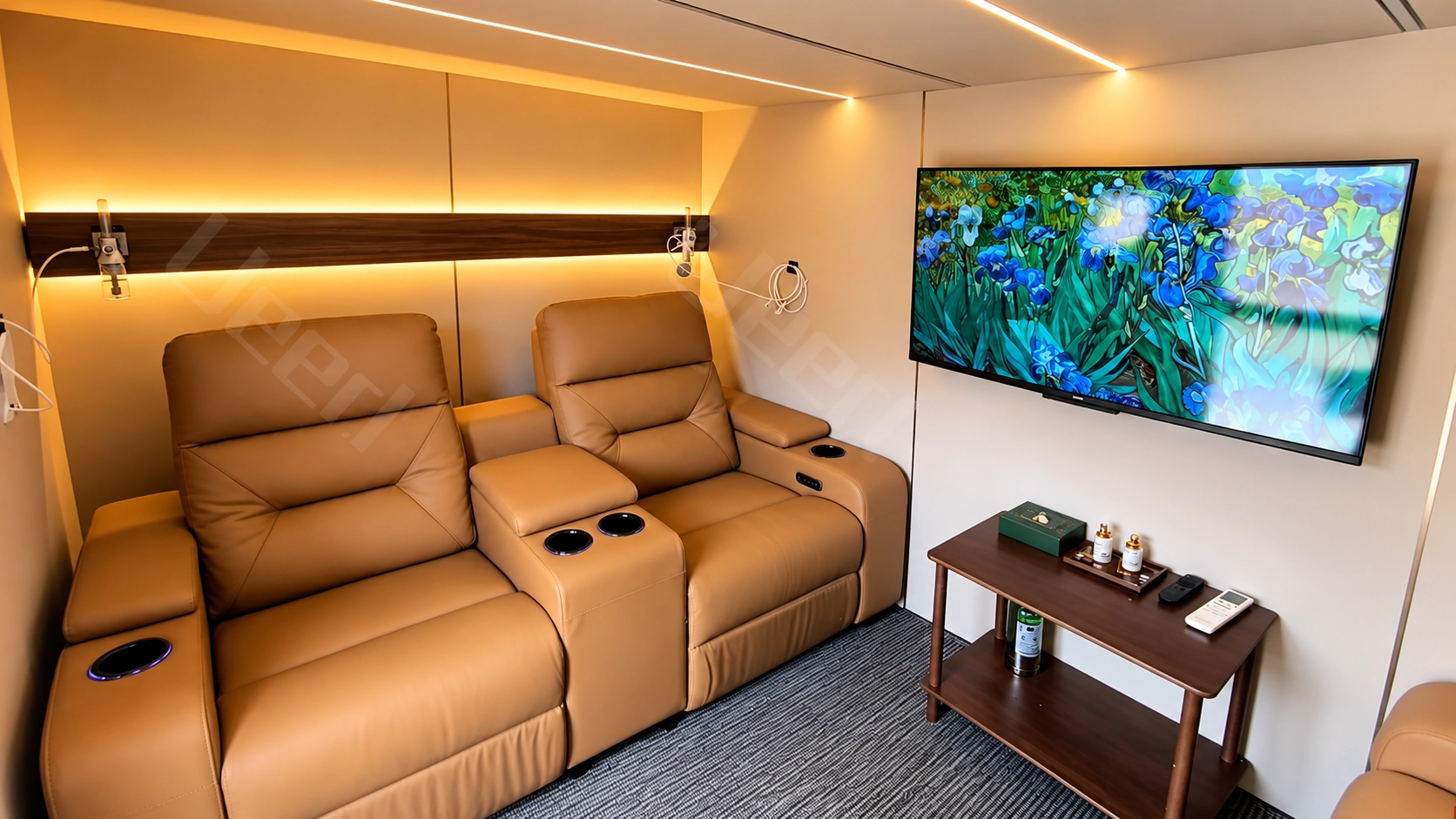 Ueerl room-style hyperbaric oxygen chamber in a modern wellness space